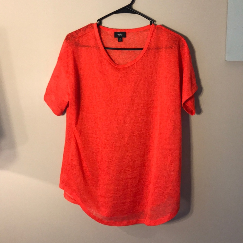 Women’s mossimo large burnt orange shirt